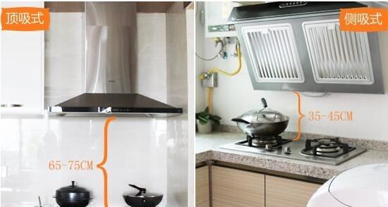 油煙機(jī)與燃?xì)庠畹木嚯x